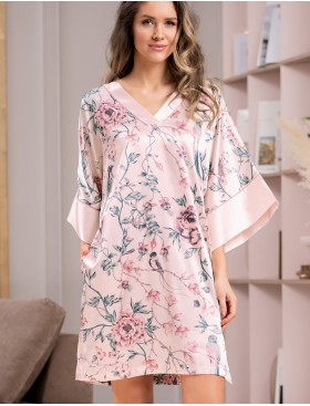 Туника атласная Mia-Amore ADRIANA 7134, Цвет: пудровый, Размеры: S/M