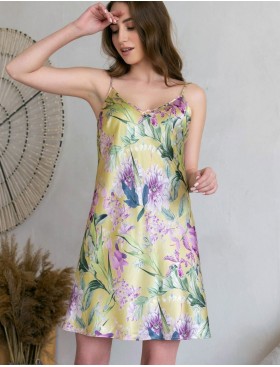 Ночная сорочка с цветами Mia-Amore IOLANTA 3950, Цвет: мультицвет, Размеры: 4XL, изображение 4