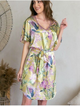 Платье туника шелк Mia-Amore IOLANTA 3951, Цвет: мультицвет, Размеры: L/XL