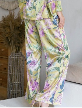 Пижама тройка из натурального шелка Mia-Amore IOLANTA 3955, Цвет: мультицвет, Размеры: S, изображение 6