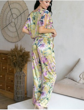 Комплект двойка из натурального шелка Mia-Amore IOLANTA 3956, Цвет: мультицвет, Размеры: XL, изображение 2