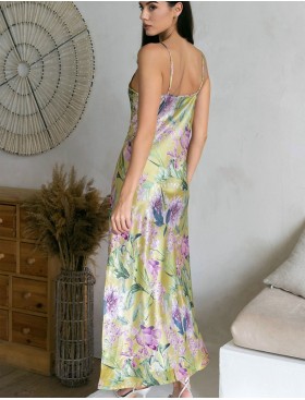 Длинная шелковая сорочка Mia-Amore IOLANTA 3958, Цвет: мультицвет, Размеры: XL, изображение 2