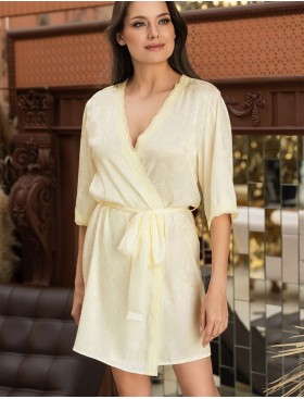 Халат-кимоно атласный Mia-Amore MARGO 7847 шампань, Цвет: шампань, Размеры: L/XL, изображение 4