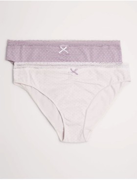 Набор трусов слип-мини Ysabel Mora 19392 MINI (2 шт), Цвет: сиреневый+лаванда, Размеры: S, изображение 5