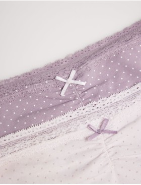 Набор трусов слип-мини Ysabel Mora 19392 MINI (2 шт), Цвет: сиреневый+лаванда, Размеры: S, изображение 6