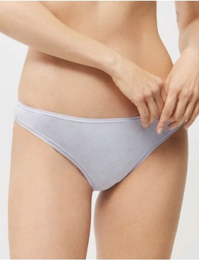 Трусы бразилиана Ysabel Mora 19400 в наборе из 2-х штук, Цвет: серо-голубой+шампань, Размеры: S, изображение 2