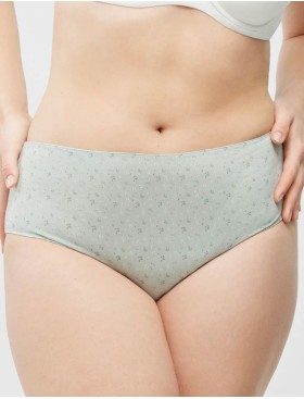 Высокие слипы Ysabel Mora 19406 HIGH WAIST в наборе из 2-х штук, Цвет: голубой+экрю, Размеры: L