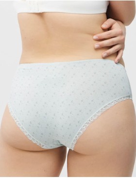 Высокие слипы Ysabel Mora 19406 HIGH WAIST в наборе из 2-х штук, Цвет: голубой+экрю, Размеры: L, изображение 3