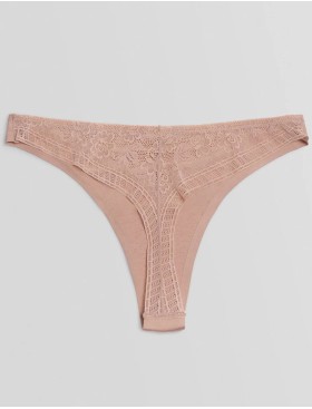 Трусы стринги с кружевом Ysabel Mora 19673 SPECIAL YOU телесный, Цвет: телесный, Размеры: S, изображение 4