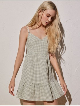 Легкий сарафан на тонких бретелях Ysabel Mora 85900 оливковый, Цвет: оливковый, Размеры: S