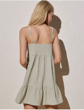 Легкий сарафан на тонких бретелях Ysabel Mora 85900 оливковый, Цвет: оливковый, Размеры: S, изображение 2