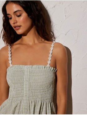 Пляжный сарафан Ysabel Mora 85901 оливковый, Цвет: оливковый, Размеры: M, изображение 3