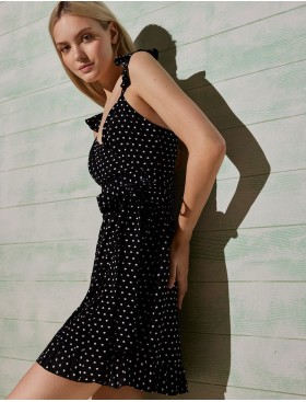 Платье пляжное Ysabel Mora 85908, Цвет: черный/белый, Размеры: XS, изображение 3