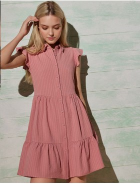 Платье на пуговицах Ysabel Mora 85988 пыльная роза, Цвет: пыльная роза, Размеры: XS