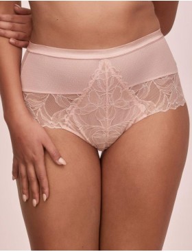 Трусы слипы высокие Alles GLOW classic roz, Цвет: пудровый, Размеры: M