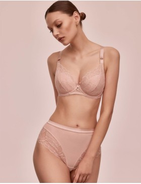 Бюстгальтер с пуш-ап Alles GLOW P-UP roz, Цвет: пудровый, Размеры: 70F, изображение 5