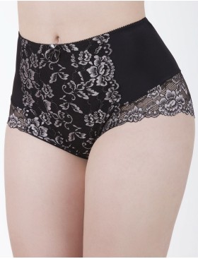 Высокие моделирующие трусы Elli 690 черно-серебро, Цвет: черно-серебро, Размеры: 3XL