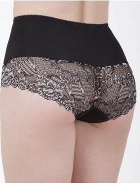 Высокие моделирующие трусы Elli 690 черно-серебро, Цвет: черно-серебро, Размеры: 3XL, изображение 2