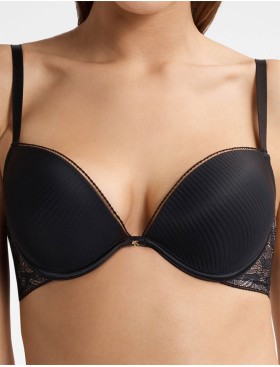 Бюстгальтер планж с пуш-ап Esotiq KYOKO 40520 черный, Цвет: черный, Размеры: 70D