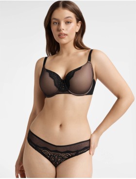 Трусики бразилиана Esotiq KENDRA 40536 черный+бежевый, Цвет: черный+бежевый, Размеры: S, изображение 3