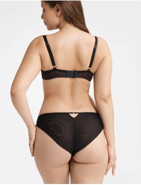 Трусики бразилиана Esotiq KENDRA 40536 черный+бежевый, Цвет: черный+бежевый, Размеры: S, изображение 4