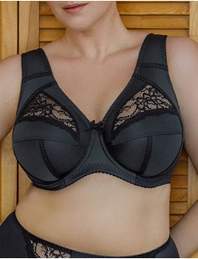 Бюстгальтер мягкий Honey H36-17-L черный, Цвет: черный, Размеры: 100H