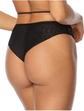 Трусики бразилиана Kinga RACHEL ALICE 1061/2-B, Цвет: черный+бежевый, Размеры: S, изображение 2