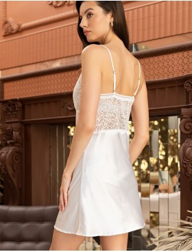 Атласная сорочка Mia-Amore MISTY 7261 белый, Цвет: белый, Размеры: XL, изображение 2