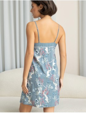 Сорочка из тканой вискозы Mia-Amore ZOE 1960, Цвет: серый, Размеры: 2XL, изображение 2