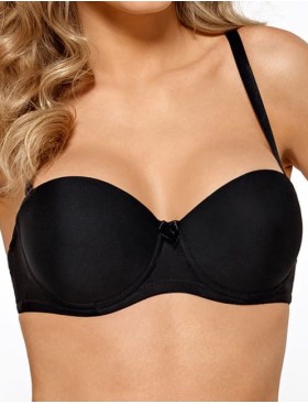 Бюстгальтер анжелика балконет Nipplex EWA U PUSH черный, Цвет: черный, Размеры: 70F