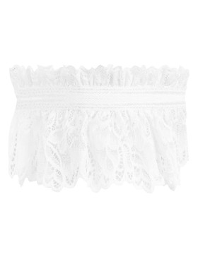 Кружевная подвязка Obsessive AMOR GARTER BLANCO, Цвет: белый, Размеры: UN, изображение 3