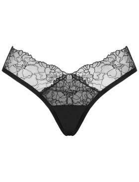 Черные трусики Obsessive BELLA ROU PANTIES, Цвет: черный, Размеры: XS/S, изображение 3