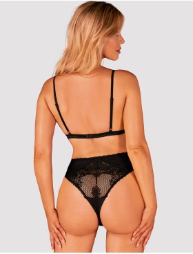 Соблазнительное боди Obsessive MADERRIS TEDDY, Цвет: черный, Размеры: XS/S, изображение 2