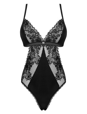 Соблазнительное боди Obsessive MADERRIS TEDDY, Цвет: черный, Размеры: XS/S, изображение 3