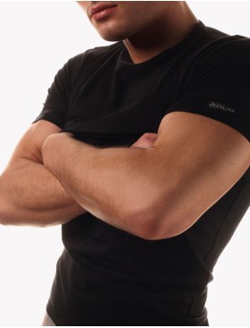 Мужская футболка из хлопка Opium R-05 черный, Цвет: черный, Размеры: M