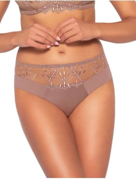 Трусы бразилиана Ava 2034 NEVE braz Coffee Rose, Цвет: какао, Размеры: S