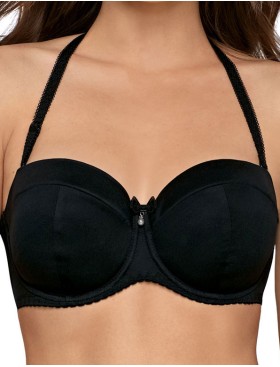 Бюстгальтер балконет пуш-ап для открытых платьев Ava 1787 P-UP черный, Цвет: черный, Размеры: 80A