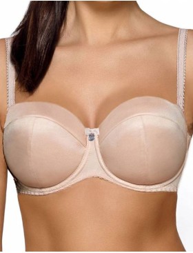 Бюстгальтер балконет пуш-ап для открытых платьев Ava 1787 P-UP телесный, Цвет: телесный, Размеры: 80C
