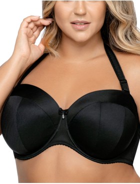 Бюстгальтер балконет для открытых платьев Ava 1787 U MAXI черный, Цвет: черный, Размеры: 70I