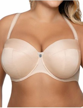 Бюстгальтер балконет для открытых платьев Ava 1787 U MAXI телесный, Цвет: телесный, Размеры: 70I