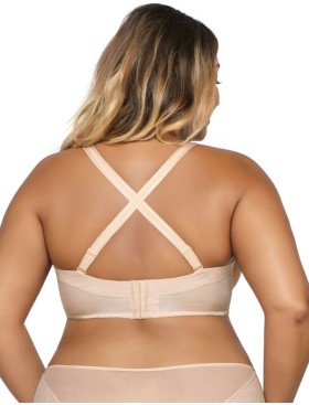 Бюстгальтер балконет пуш-ап для открытых платьев Ava 1787 P-UP телесный, Цвет: телесный, Размеры: 80C, изображение 3