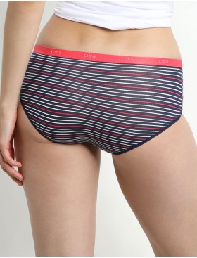 Набор хлопковых трусов брифов Dim LES POCKETS COTON 4C20 розы - 3 штуки, Цвет: розы, Размеры: L/XL, изображение 2