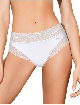 Трусы слипы с кружевом Janira DOLCE MICRO 1032098 blanco, Цвет: blanco (белый), Размеры: S