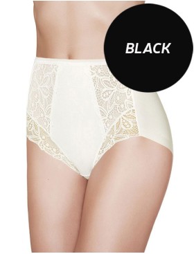 Высокие трусы с кружевом Janira BELLA BEST COMFORT 1032131 CAREY black, Цвет: black (черный), Размеры: M