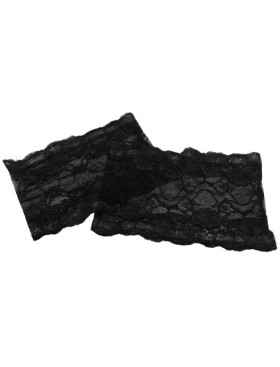 Кружевные бандалетки на бедра Leilieve 597 nero, Цвет: nero (черный), Размеры: L, изображение 3