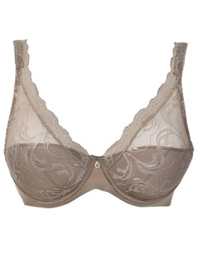 Кружевной бюстгальтер без косточек Leilieve SAVOIR FAIRE 9000 visone, Цвет: visone (бежевый), Размеры: 70C, изображение 4