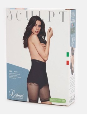 Корректирующие шорты с завышенной талией Leilieve SCULPT 4635 nero, Цвет: nero (черный), Размеры: M, изображение 4