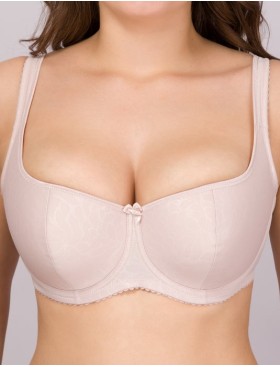 Бюстгальтер балконет Simona M 860 серебристый пион, Цвет: серебристый пион, Размеры: 75E