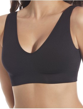 Бесшовный бюстгальтер топ Selene LETIANA чёрный, Цвет: чёрный, Размеры: S