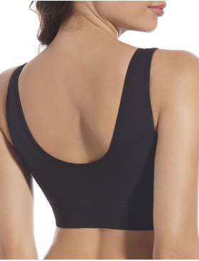 Бесшовный бюстгальтер топ Selene LETIANA чёрный, Цвет: чёрный, Размеры: S, изображение 2